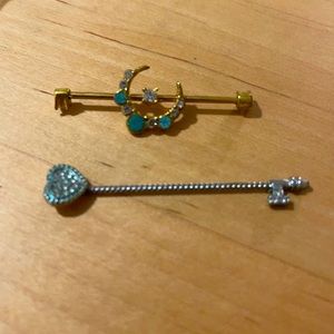 Two 14 gauge industrial bars